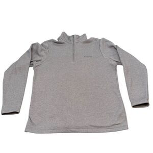 Columbia Men's Great Hart Mountain‎ Half Zip Pullover Sweater Grey/brown Large